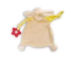 Devant -Moulin Roty Soldes Boutique nici 48891 comforter rabbit 25x25cm with teether and pacifier 600 1