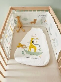 Devant -Moulin Roty Soldes Boutique tour de lit respirant wildlife